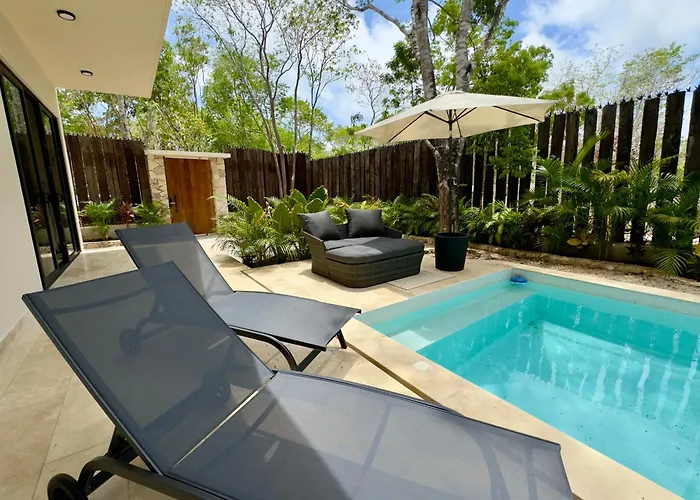 Casa Laak, Luxury Villa, 5 Bedroom 7 Bt, Heated Pool Villa Tulum