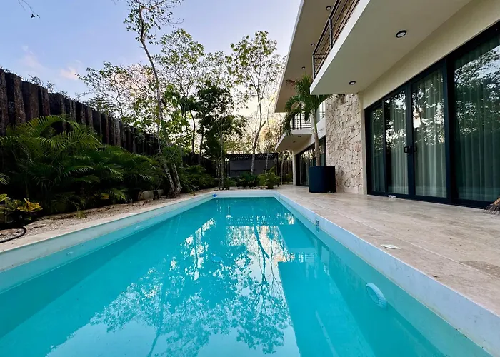 Casa Laak, Luxury Villa, 5 Bedroom 7 Bt, Heated Pool Tulum