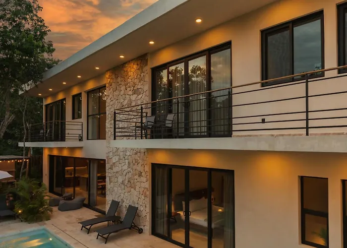 Casa Laak, Luxury Villa, 5 Bedroom 7 Bt, Heated Pool * Tulum